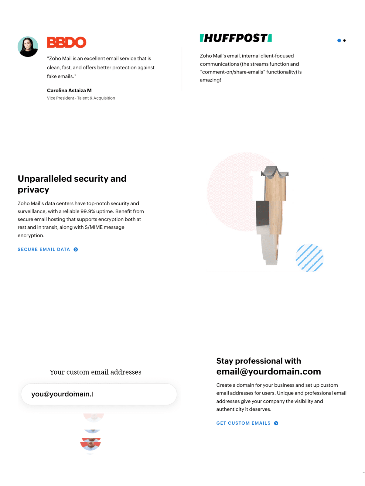 Email Hosting Hosted Email For Businesses Zoho Mail